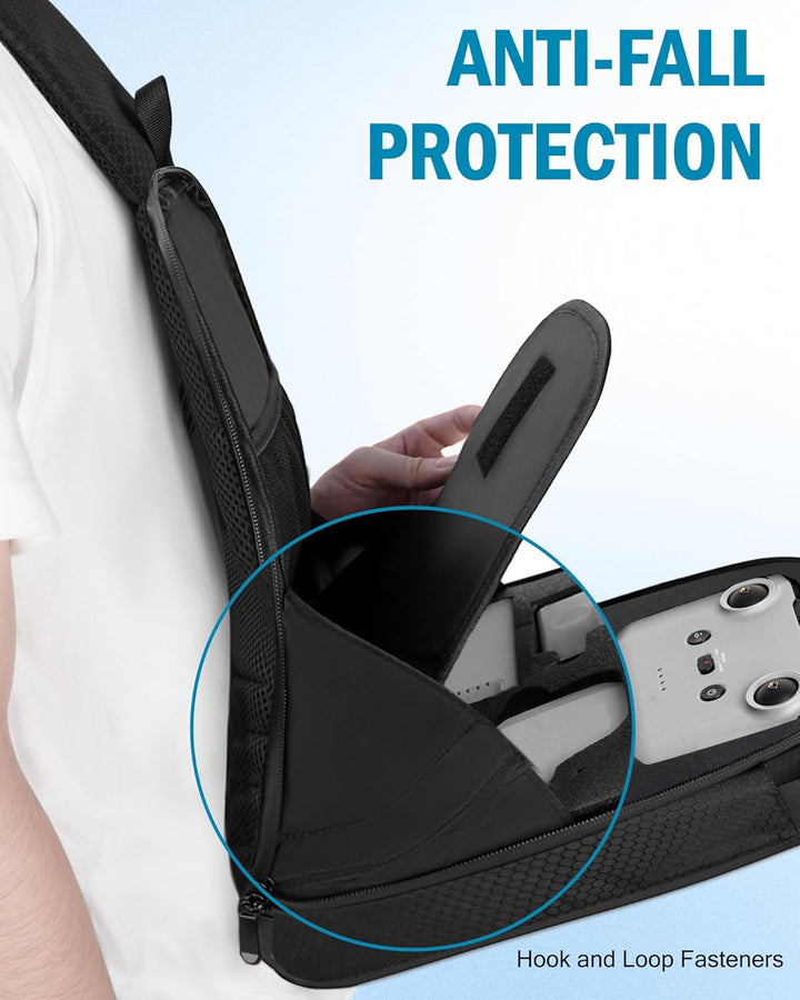 PEKREWS Mini 4K Tasche, Tragbare Koffer für DJI Mini 4K /2/2 SE und RC-N1 Fernsteuerung, Kompakte Re