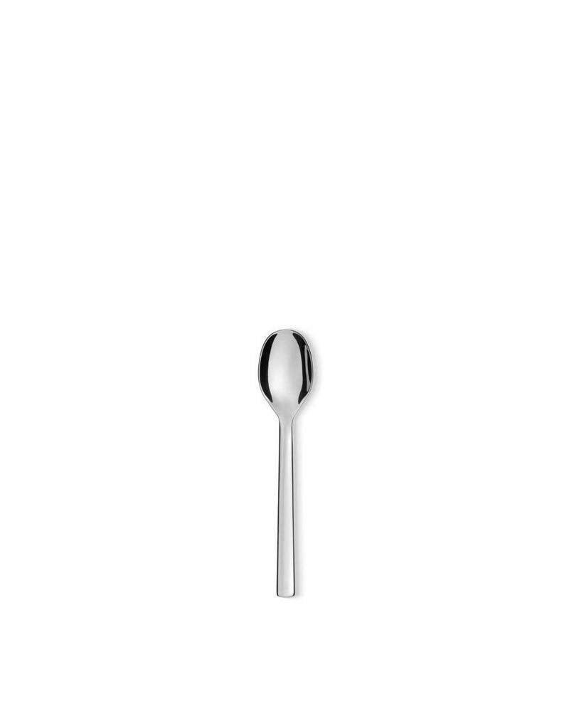 Alessi REB09/4 Ovale Dessertlöffel, Edelstahl, Silber, 17 x 3.3 x 3.7 cm, 6-Einheiten