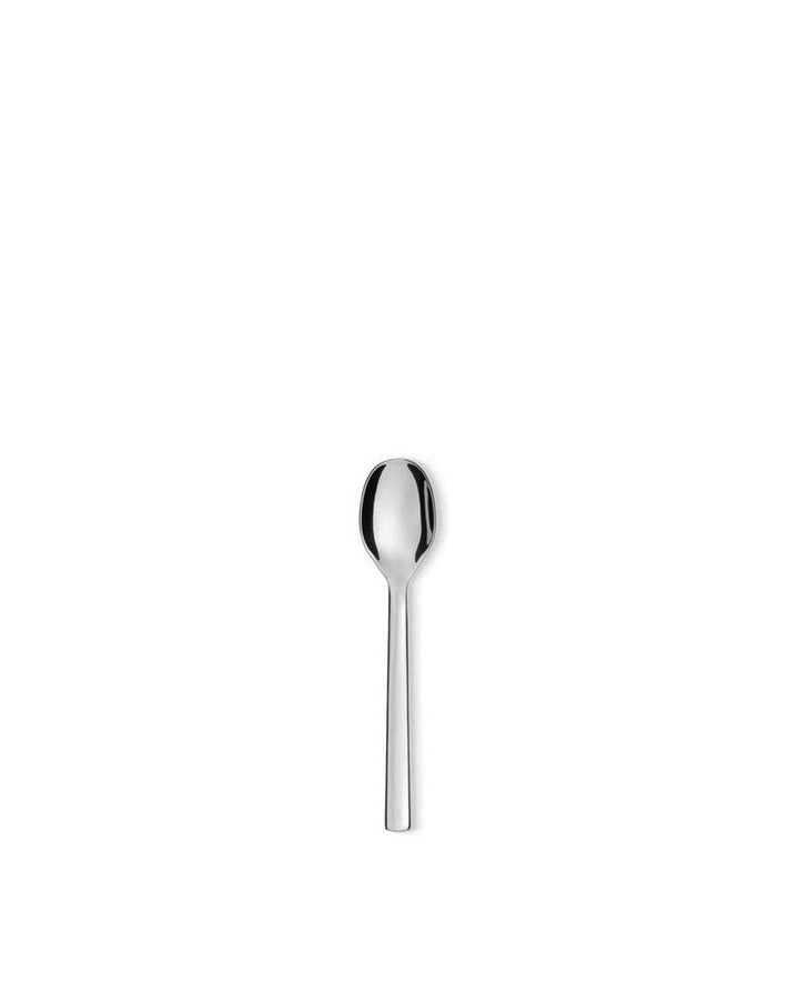 Alessi REB09/4 Ovale Dessertlöffel, Edelstahl, Silber, 17 x 3.3 x 3.7 cm, 6-Einheiten