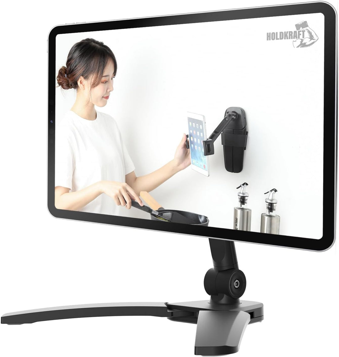 HOLDKRAFT Hält an Wänden und Tischen - vielseitige Halterung für Tablets und Handys 4,7" - 12,9"