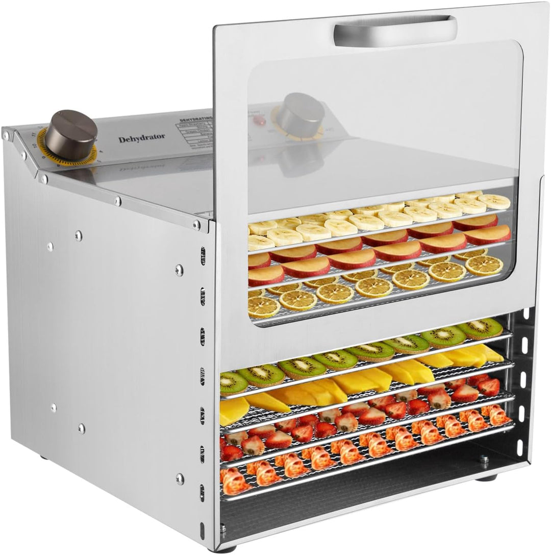 Lebensmittel-Trocknungsmaschine aus Edelstahl, Dörrgerät für den Hausgebrauch, Abschaltautomatik, 40
