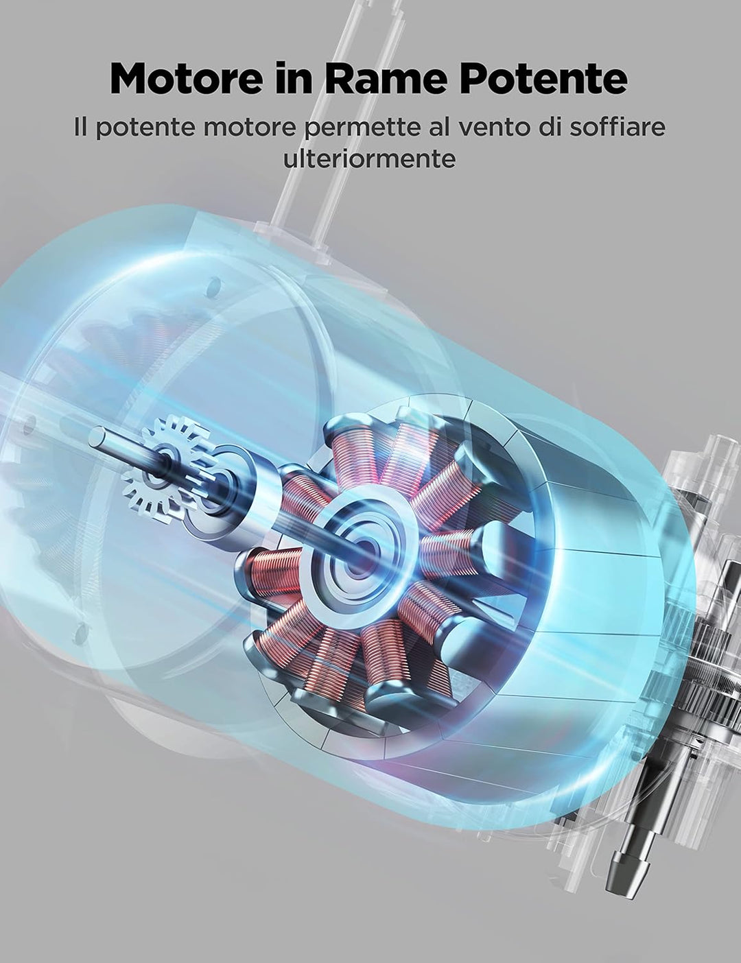 Midea FT40-21M Tischventilator, 40 W, Durchmesser 40 cm, leiser Ventilator mit 3 Flügeln, 3 Geschwin