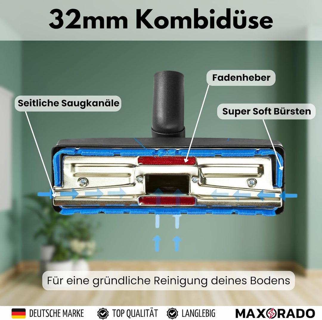 Bodendüse + Schlauch + Staubsaugerrohr Ersatzteile Set für Numatic Henry Hetty James Basil David Edw