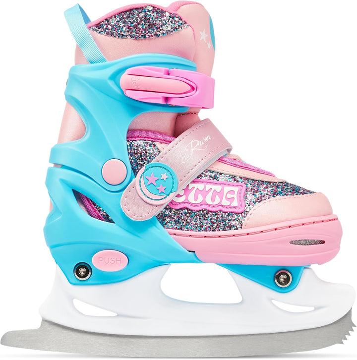 RAVEN 4in1 Inline Skates Triskates Rollschuhe Schlittschuhe Inliner für Kinder Mädchen verstellbar G