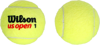 Wilson Tennisbälle US Open für harte Beläge, gelb, 2 Dosen mit je 4 Bällen, WRT11752P Single, Single