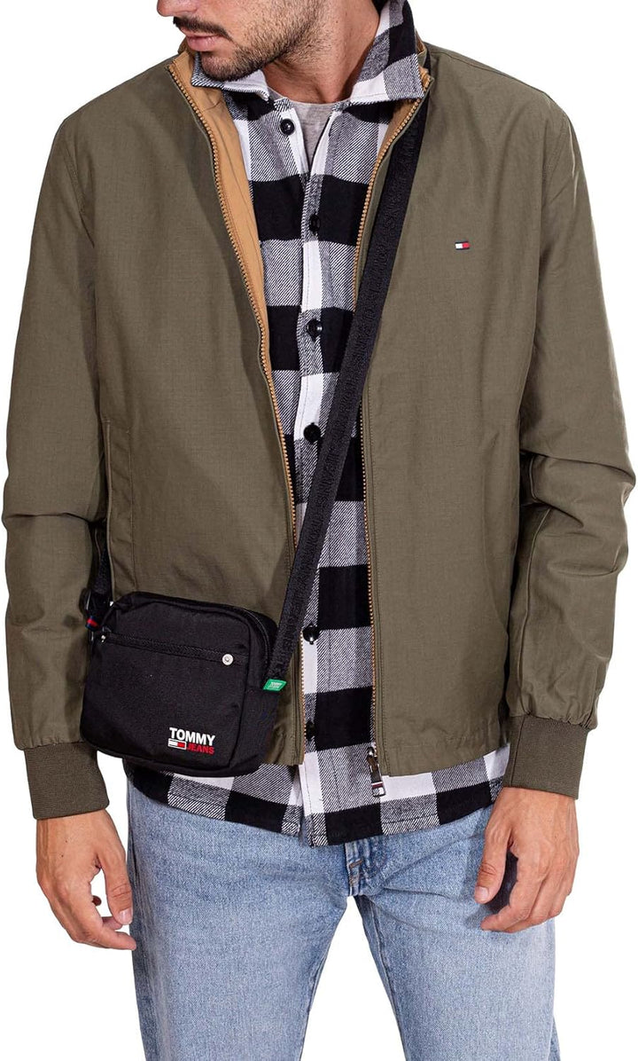 Tommy Jeans - Unisex Campus Schultergurt mit Logo Einheitsgrösse Schwarz, Einheitsgrösse Schwarz