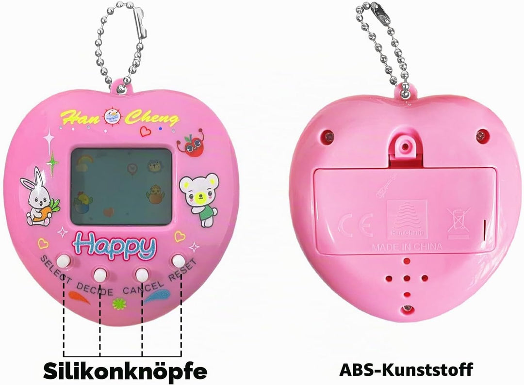 Elektronische Haustier Spielmaschine, 3 Stück Tragbares Haustierspielzeug, Handheld Virtuelle Hausti