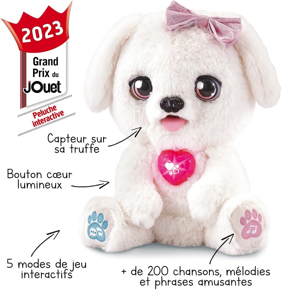 VTECH ELECTRONICS EUROPE BV 80-563605 Chien Erwachen und Entdecken, weiss