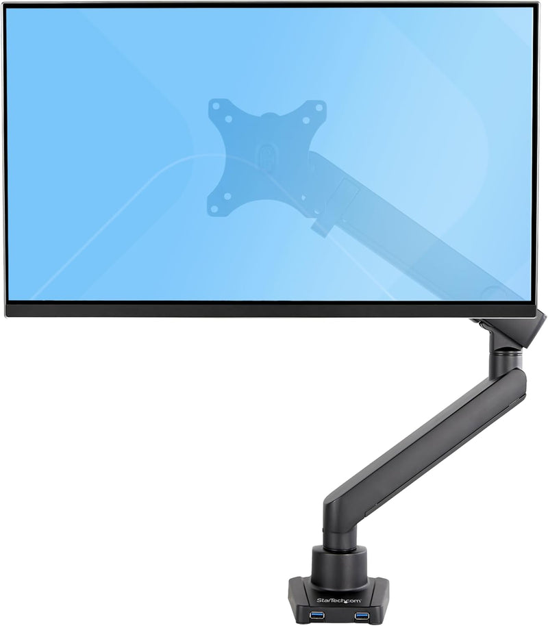 StarTech.com Supporto da scrivania per monitor VESA da 17" a 34" - 2 porte USB 3.0 integrate - con g