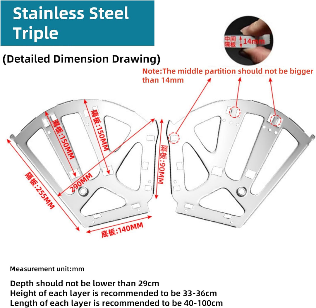Schuhschrank-Scharnier, 2 Stück, Edelstahl, Schuhregal, klappbar, bewegliches Turing-Regal, Ersatzbe