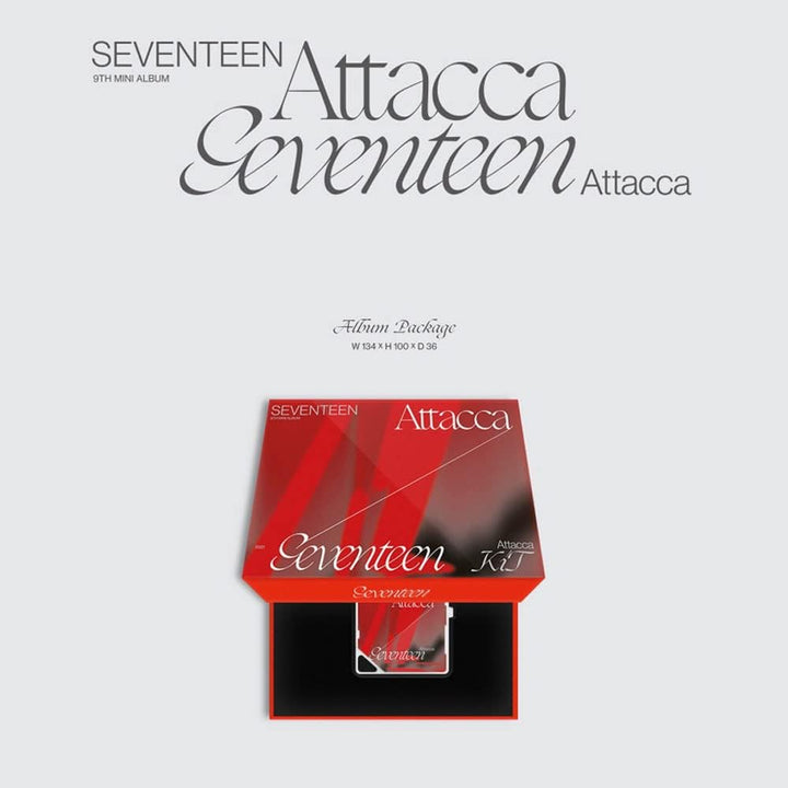 Seventeen Attacca 9th Mini Album KiT Album [Incl. Seventeen Lenticular Photocard]