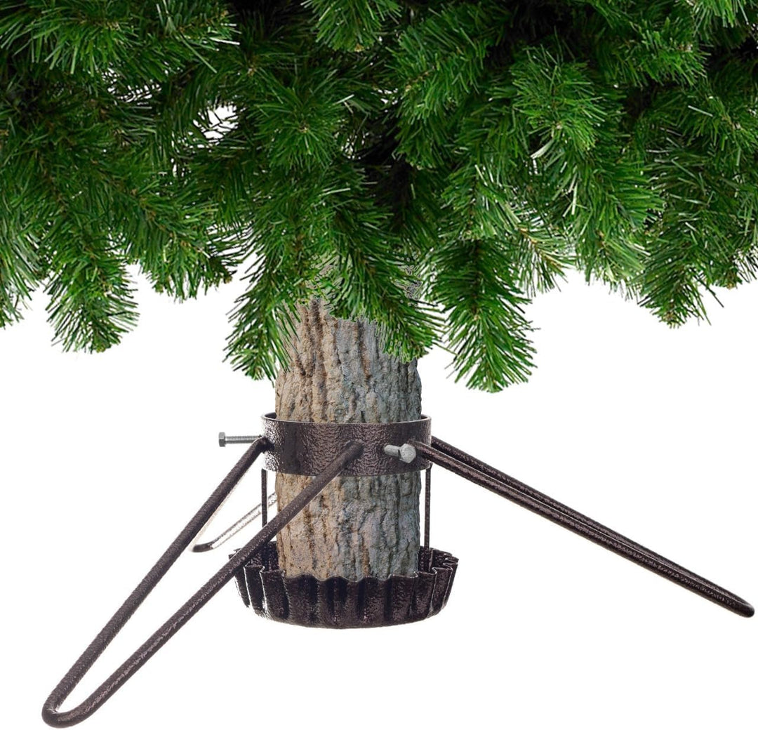 KADAX Weihnachtsbaumständer aus Stahl, Ständer für Baum, Stabiler Christbaumständer mit Wasserbehält