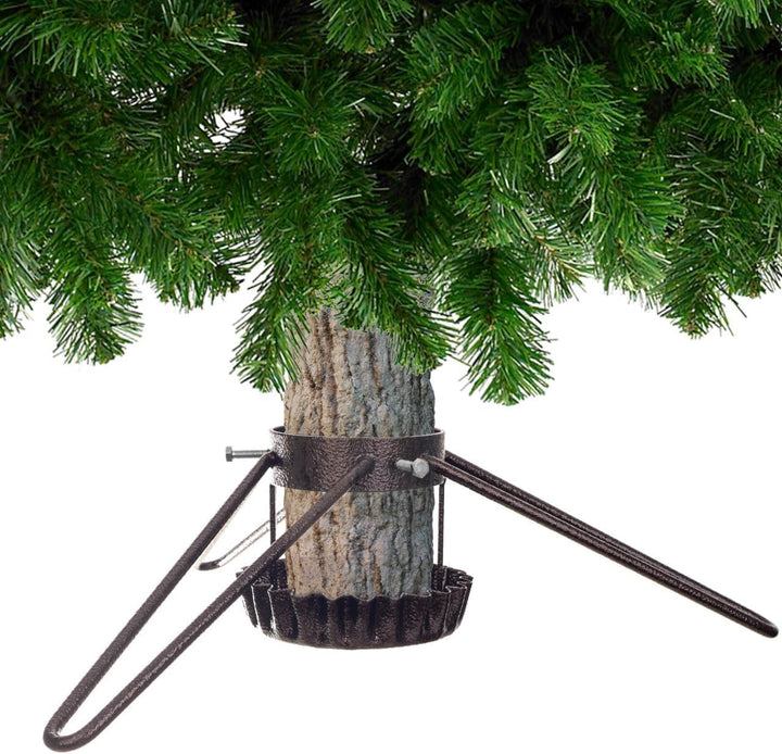 KADAX Weihnachtsbaumständer aus Stahl, Ständer für Baum, Stabiler Christbaumständer mit Wasserbehält