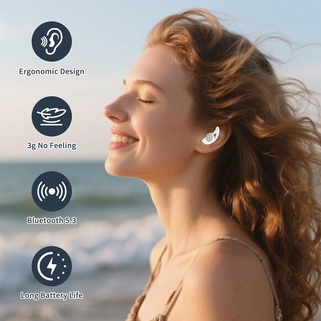 2026 New Schlaf Kopfhörer - Mini Schlafkopfhörer Bluetooth 5.3 Kopfhörer mit 80 Stunden Akkulaufzeit