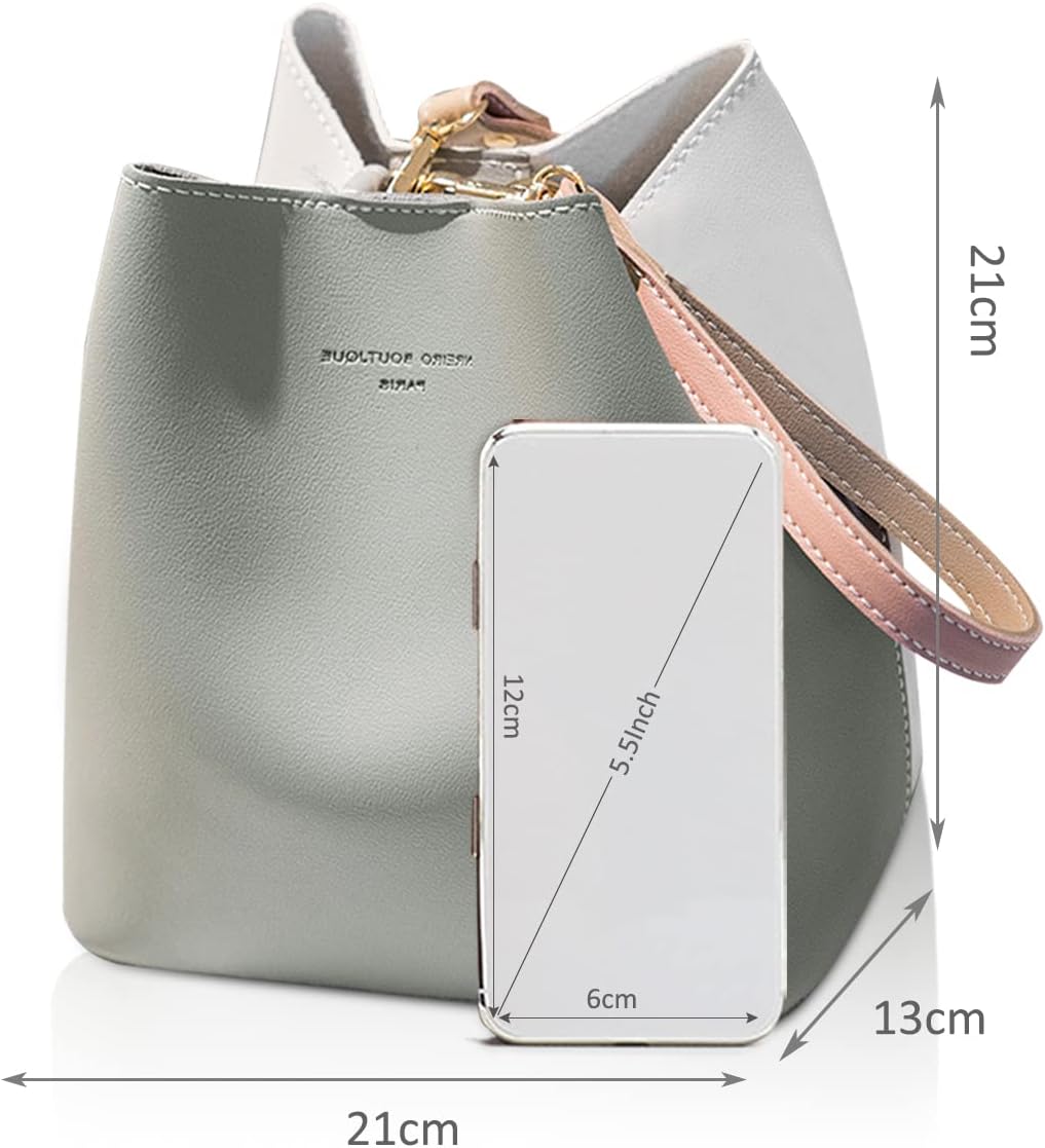 NICOLE &amp; DORIS Frauen Tasche Mittelgrosse Umhängetasche Designer Schultertaschen Weiche Ledertasche