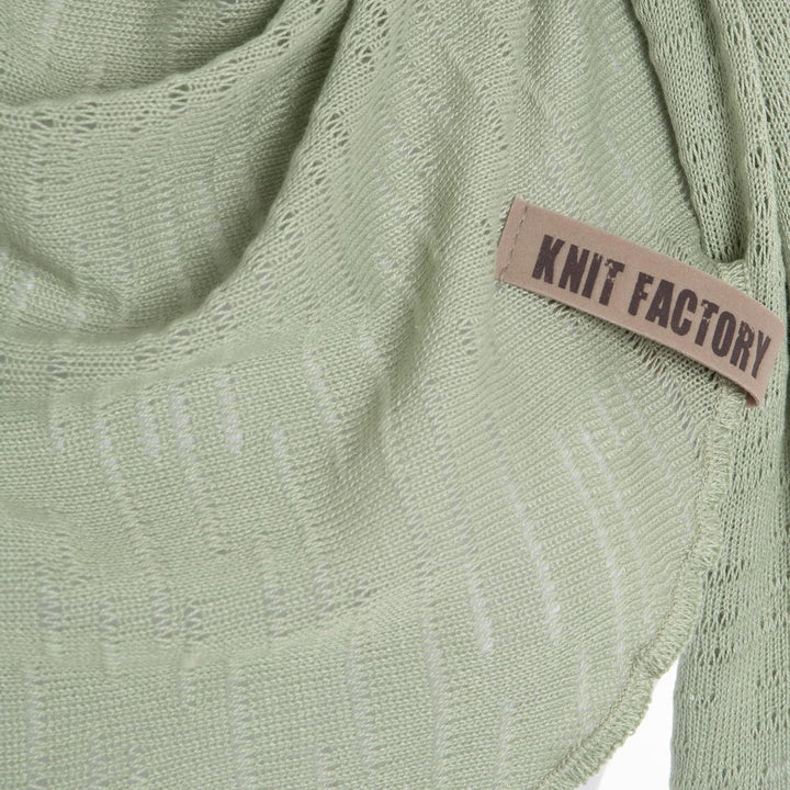 KNIT FACTORY - José Dreieckstuch - Dreieckstuch Damen - Fein Gestrickter Damen Schal - Halstücher fü