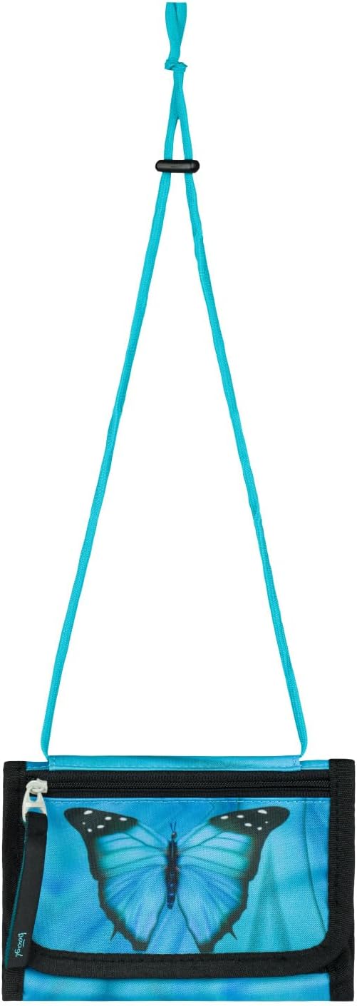 Baagl Airy Plus Schulranzen-Set 5-teilig, 25 l, ab 130 cm (Butterfly) | Isoliertes Snackfach; Magnet