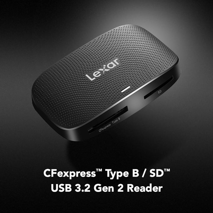 Lexar Professioneller CFexpress Typ B/SD USB 3.2 Gen 2 Leser, Übertragungsgeschwindigkeiten bis zu 1