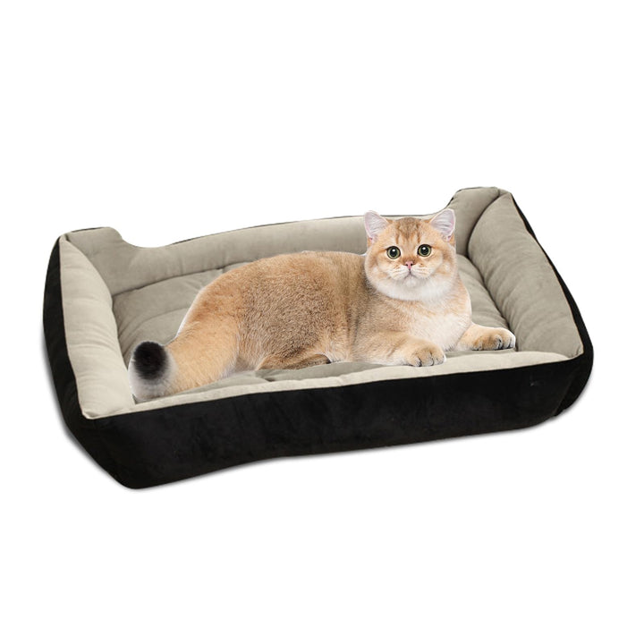 PETCUTE Hundebett Waschbar Haustierbett Hundekissen Katzenbett für kleines mittlere grosse Hunde S S