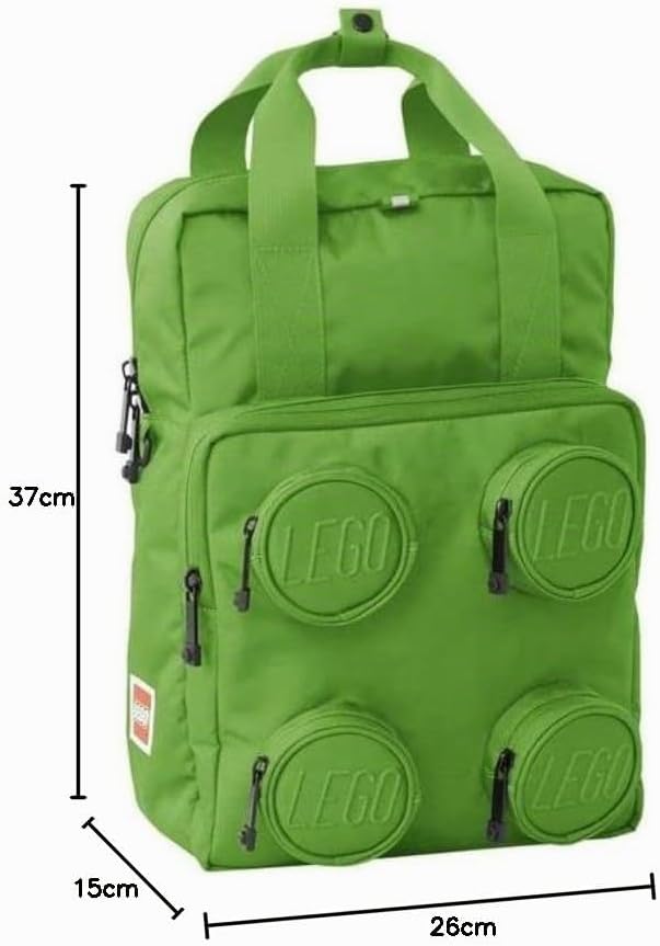 SKANDO BAGS Unisex Lego Backpack Grün, Grün