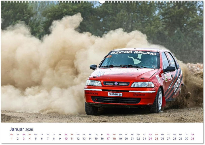 Rally Ikonen (Wandkalender 2026 DIN A2 quer), CALVENDO Monatskalender: Autos die Rallygeschichte sch