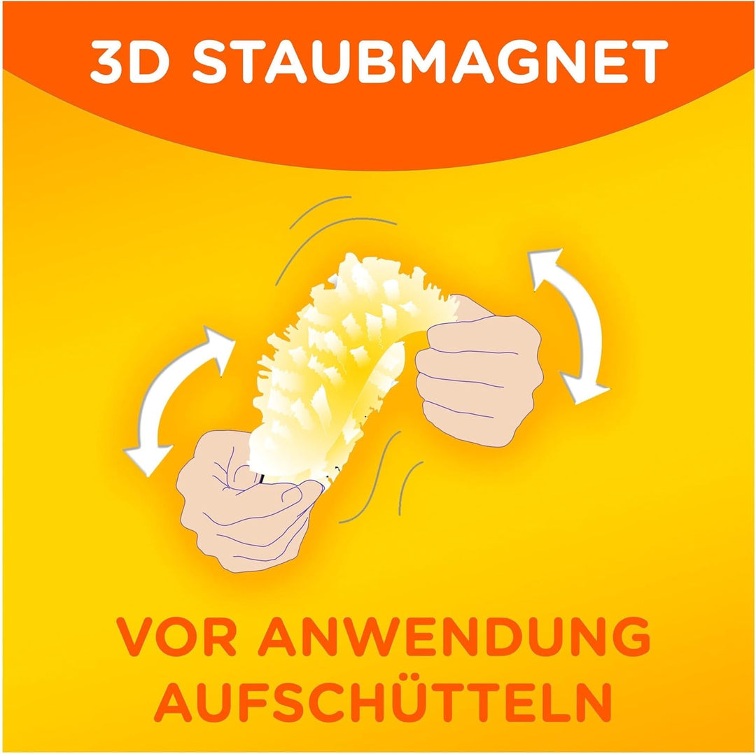 Swiffer Staubmagnet 360° Nachfüllpack 5 Tücher, Nimmt Staub, Haare & Allergene Aus Jeder Richtung Au