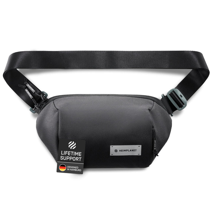 HEIMPLANET Original | Transit Line Sling Pocket | Wasserfeste Hüfttasche aus hochwertigem DYECOSHELL