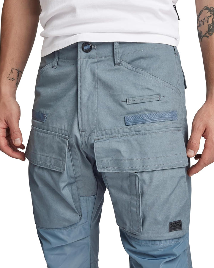 G-STAR RAW Herren 3D Regular Tapered Cargo Other 5 Pockets 26W / 26L Grau (Axis D23636-d384-5781), 2