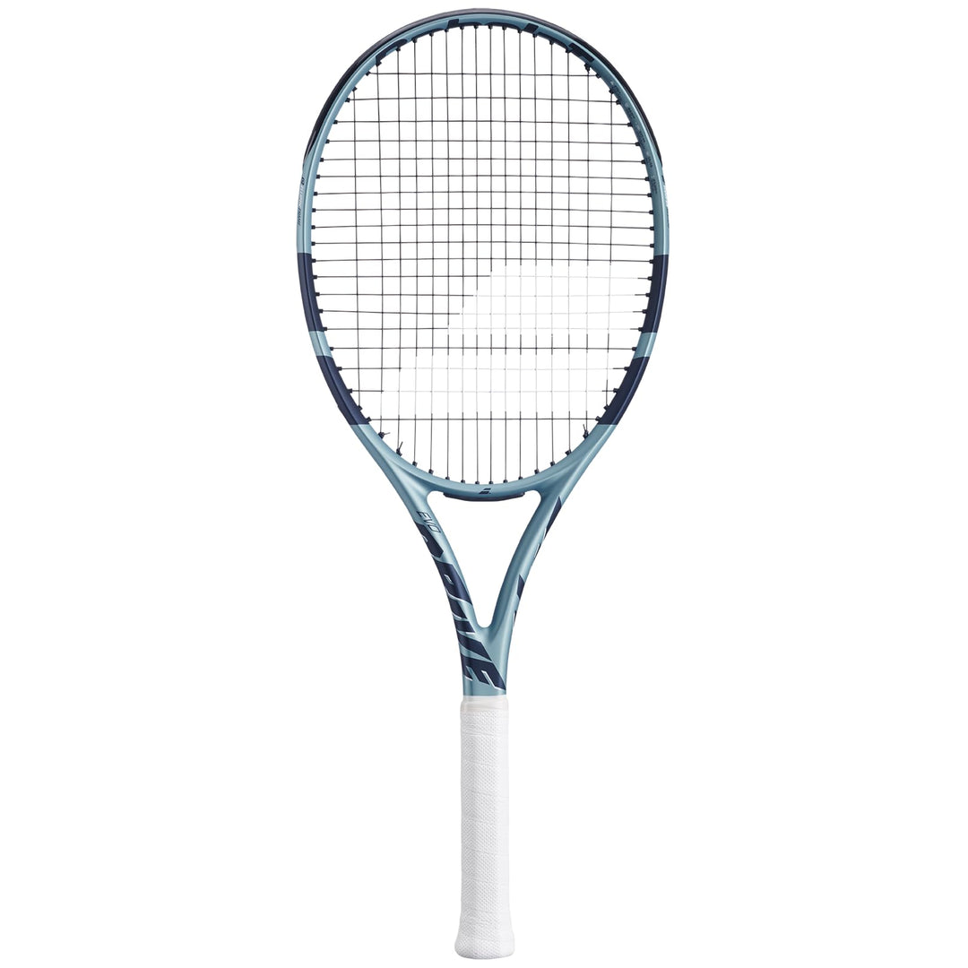 Babolat, Tennisschläger Modell Evo Drive, Griffgrösse 1, Farbe Blau, Rahmen aus Graphit, Besaitungsp
