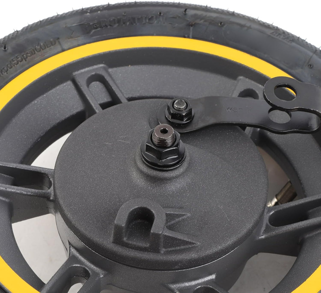 Alomejor Scooter Vorderrad Ersatzrad, 10 Zoll 60/70-6,5 Vakuumschlauchloses Reifenrad für Ninebot 9