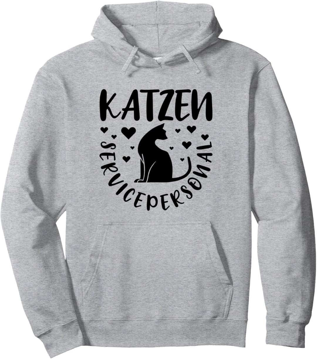 Katzen Servicepersonal Katzenbesitzer Katzenbesitzerin Pullover Hoodie