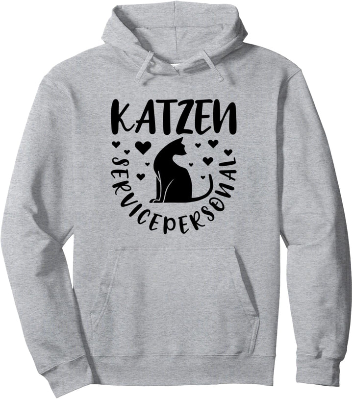 Katzen Servicepersonal Katzenbesitzer Katzenbesitzerin Pullover Hoodie
