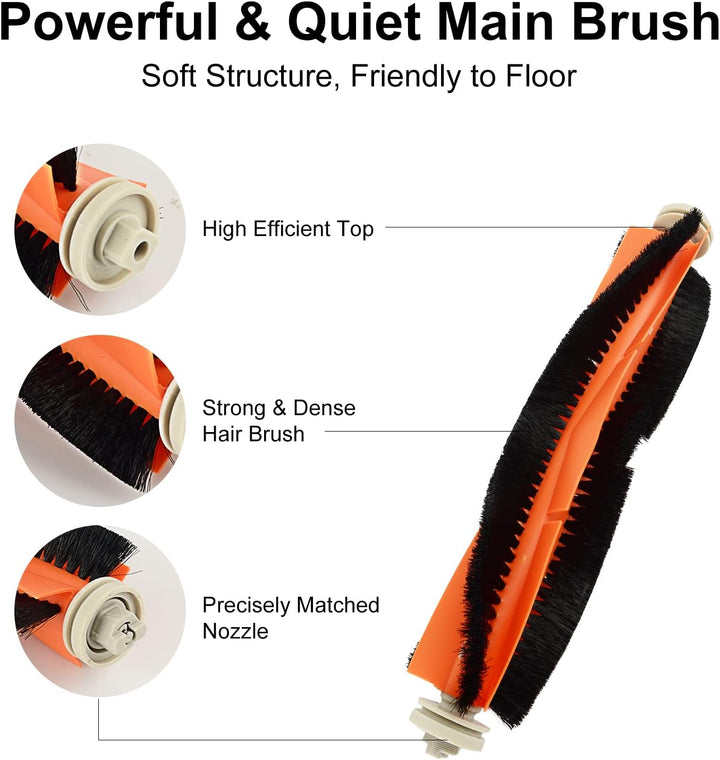 GreeSuit Filter Wischmopp Ersatzteile Zubehör Set Kompatibel für Dreame Bot W10/W10 Pro Staubsauger,