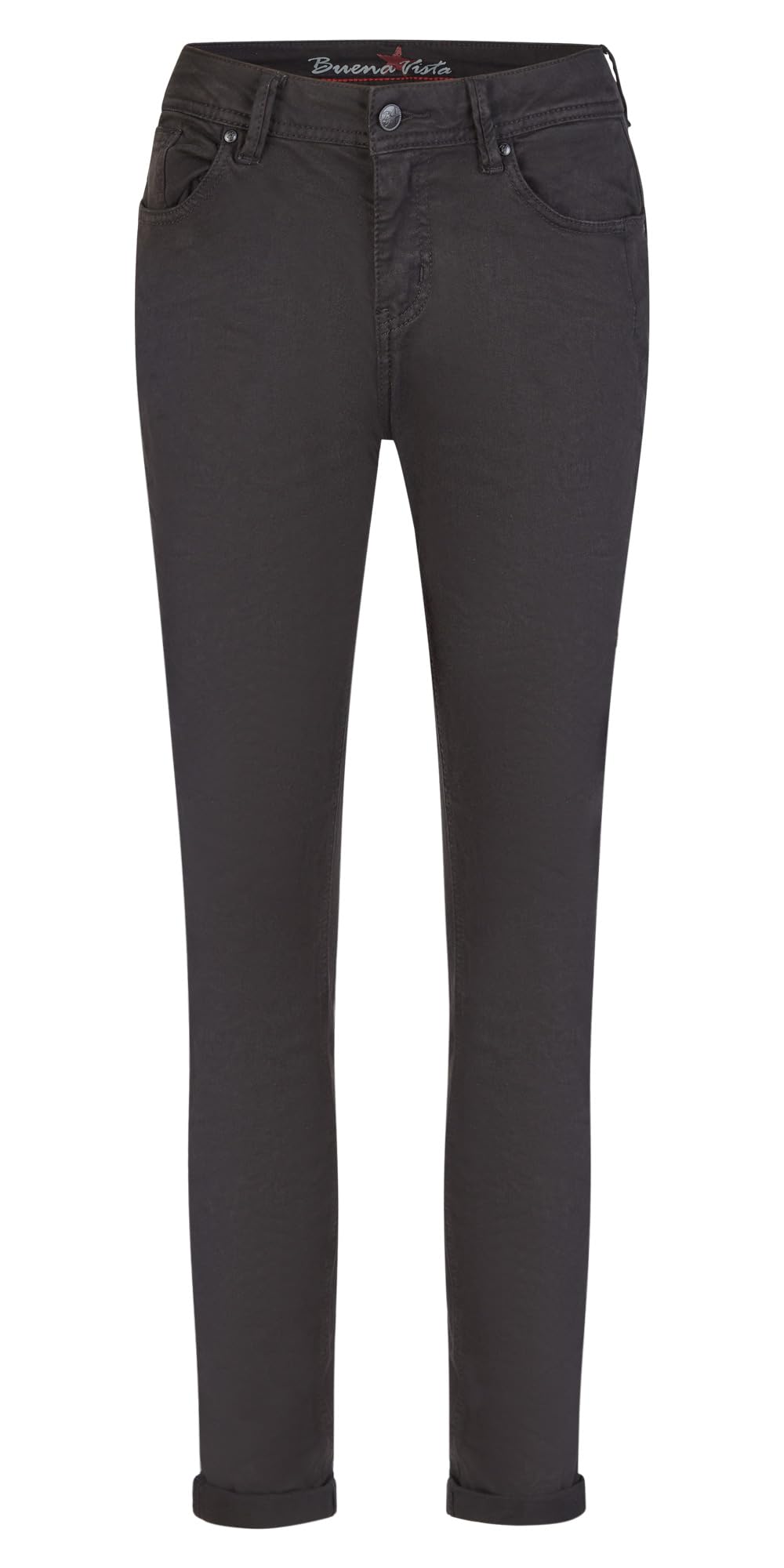 Buena Vista Damen Hose Malibu-Zip high stretch twill (DE/NL/SE/PL, Alphanumerisch, L, Regular, Regul