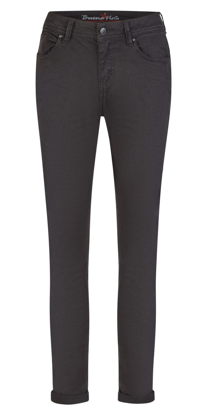 Buena Vista Damen Hose Malibu-Zip high stretch twill (DE/NL/SE/PL, Alphanumerisch, L, Regular, Regul