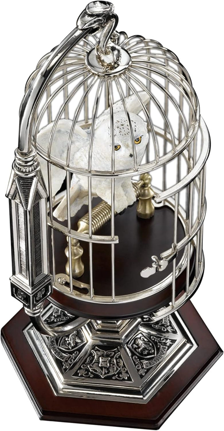 The Noble Collection Miniature Hedwig In Cage