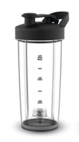 Becher, Deckel MS-651549 kompatibel mit / Ersatzteil für Moulinex Krups KB181D Freshboost To Go Stan