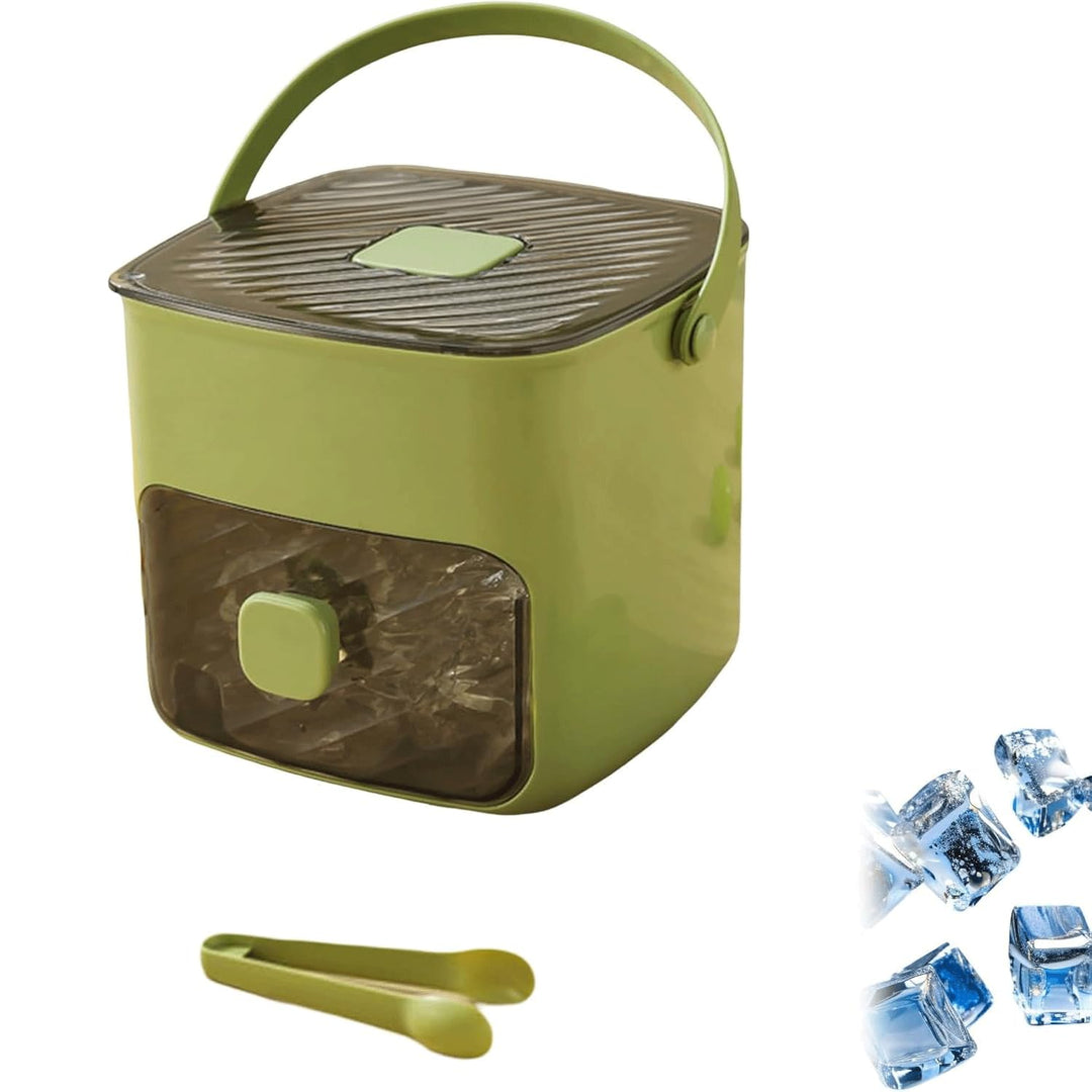 MEISO Eiswürfelmaschine mit Druck, 48 Fächer, drücken Sie die Art Ice Cube Maker, Eiswürfelform für