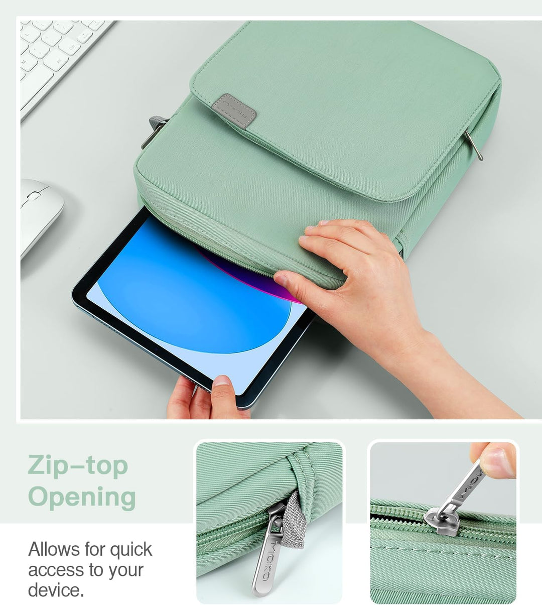 MoKo 9-11" Tablet Tasche Hülle, Tragetasche für iPad Pro 11 M2 2022-2018/iPad 10. 10,9 2022/iPad Air