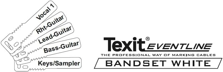 Musikkabel Kennzeichnung – Kabelmarkierung – Band – Set - Beschriftung