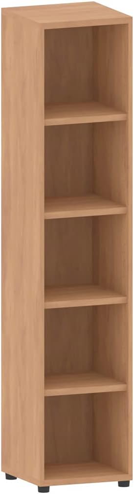 Aktenregal 5 Fächer versch. Farben | Büroregal 5 OH aus Holz | Büromöbel Ordnerregal Standregal H183