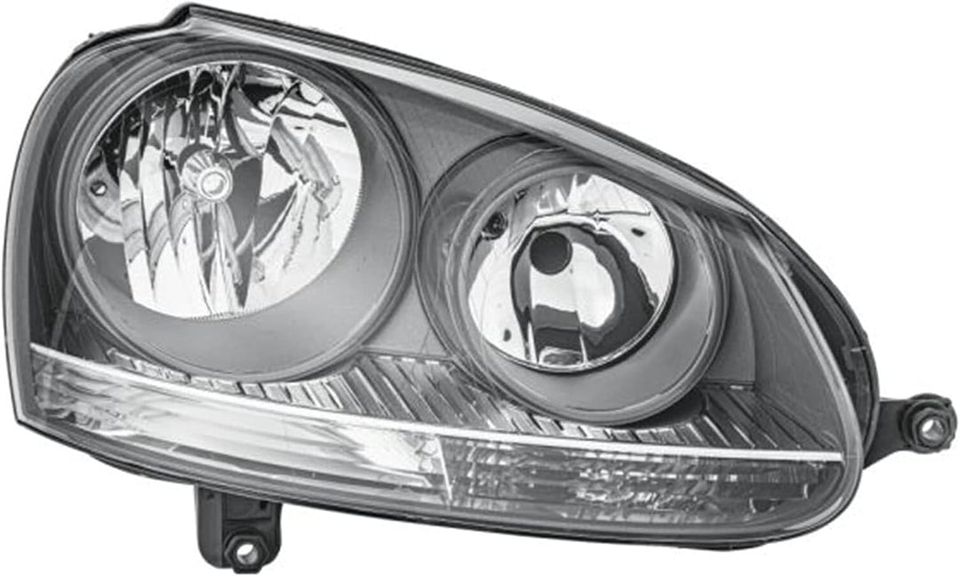 HELLA 1EG 247 007-421 Halogen-Hauptscheinwerfer - rechts - für u.a. VW Golf V (1K1) Rechts Grau, Rec
