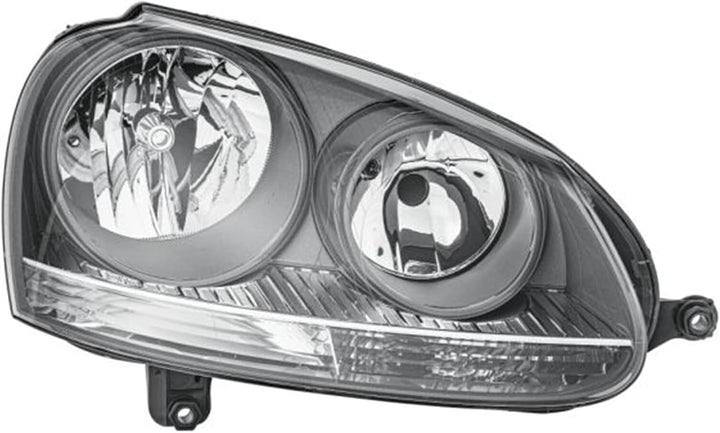 HELLA 1EG 247 007-421 Halogen-Hauptscheinwerfer - rechts - für u.a. VW Golf V (1K1) Rechts Grau, Rec