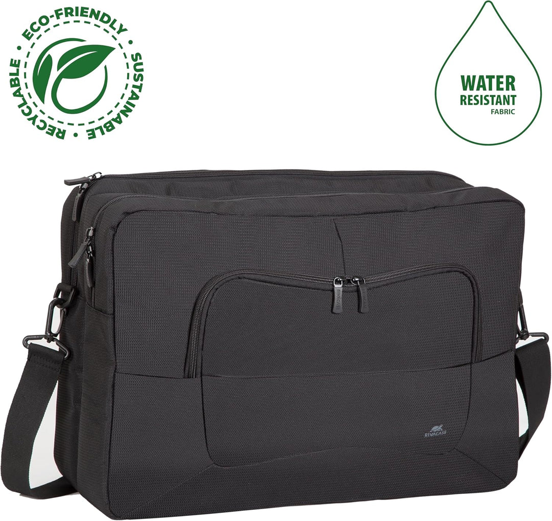 Rivacase Eco Laptoptaschen von 14 bis 17,3 Zoll - multifunktionale Computertaschen wasserabweisend f