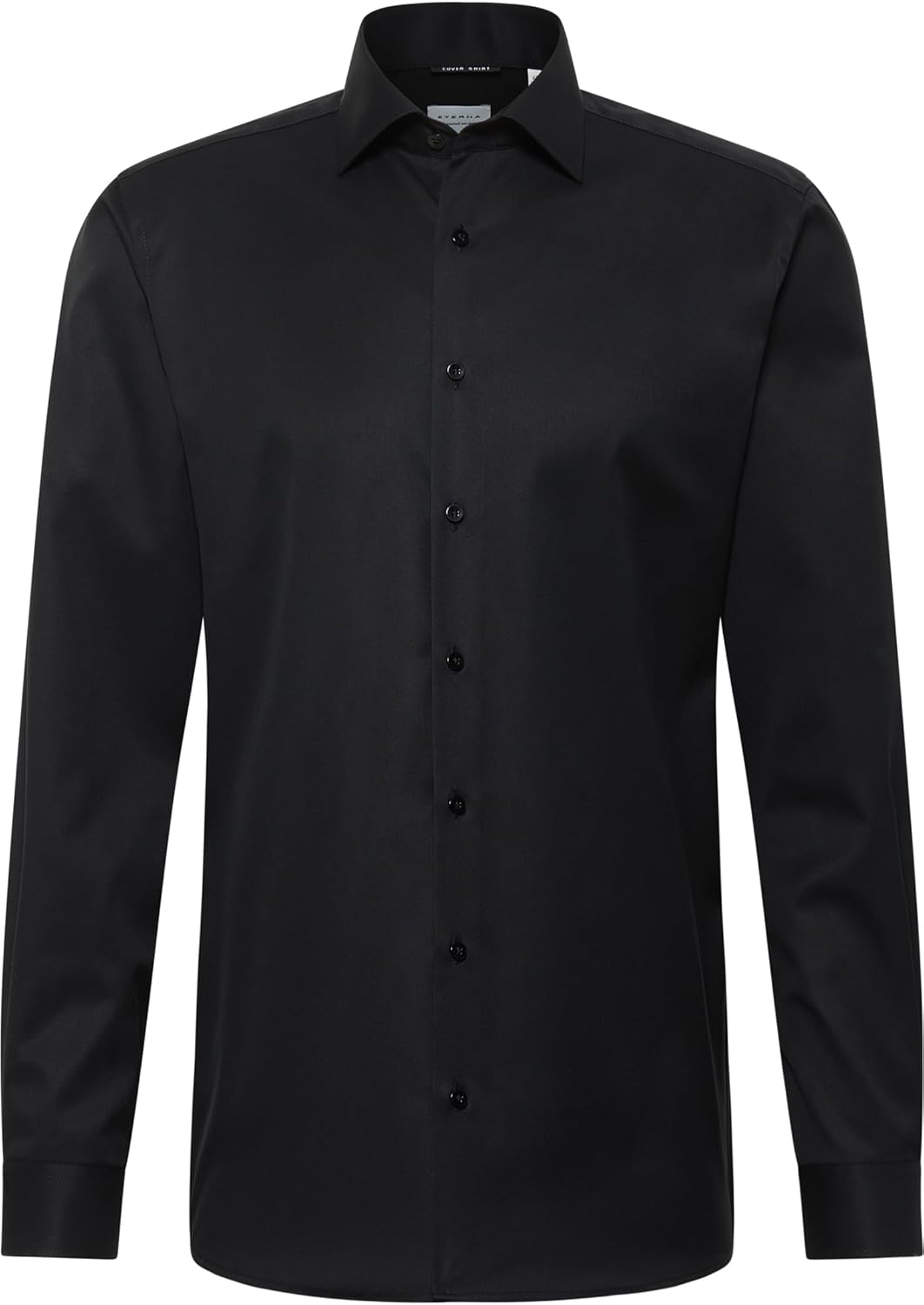 ETERNA Herren Cover Shirt MODERN FIT 38 Schwarz, 38 Schwarz