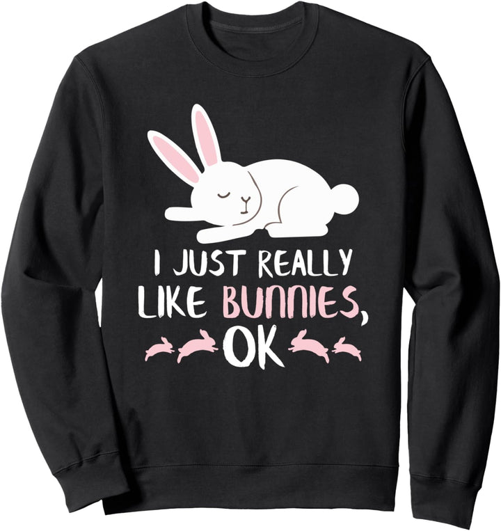 Bunny Gifts Bunnies Rabbit Lover Gifts Pet Bunnies Sweatshirt