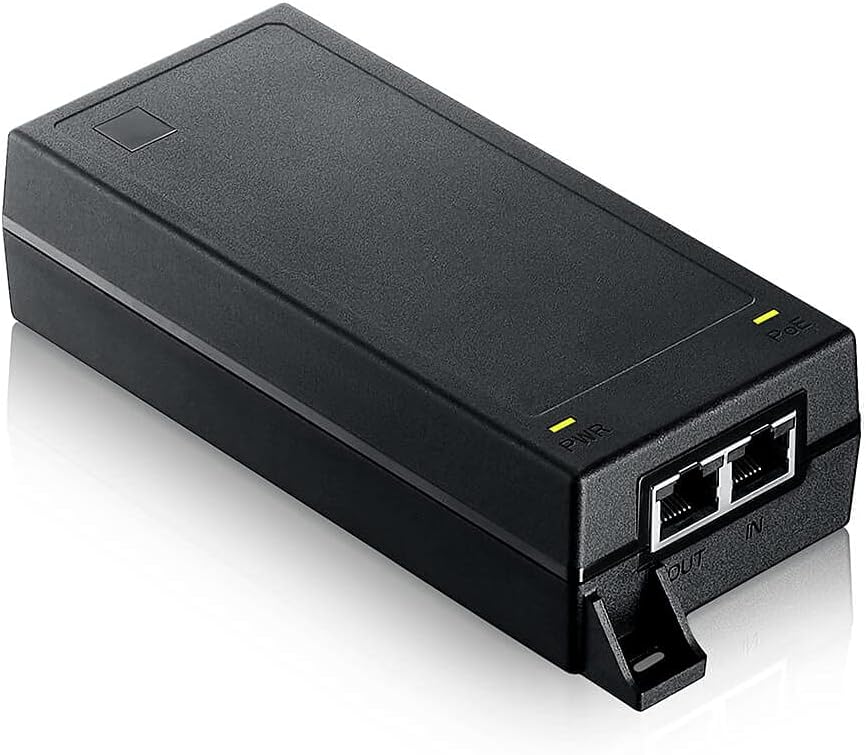 Zyxel 1-2,5-5G Multi-Gigabit 802.3bt PoE++ Injector mit einem einzigen Port [POE12-60W] Einheitsgrös