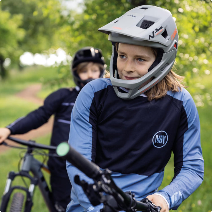 ABUS MTB-Helm YouDrop FF - Fullface-Helm für Kinder und Jugendliche - für den Einstieg in den Mounta