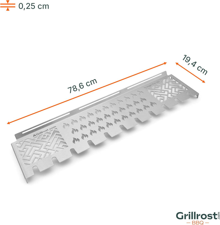 Grillrost.com Das Original Warmhalterost für Traeger Pro 780 - Multistation mit 11 Drumstick Haltern
