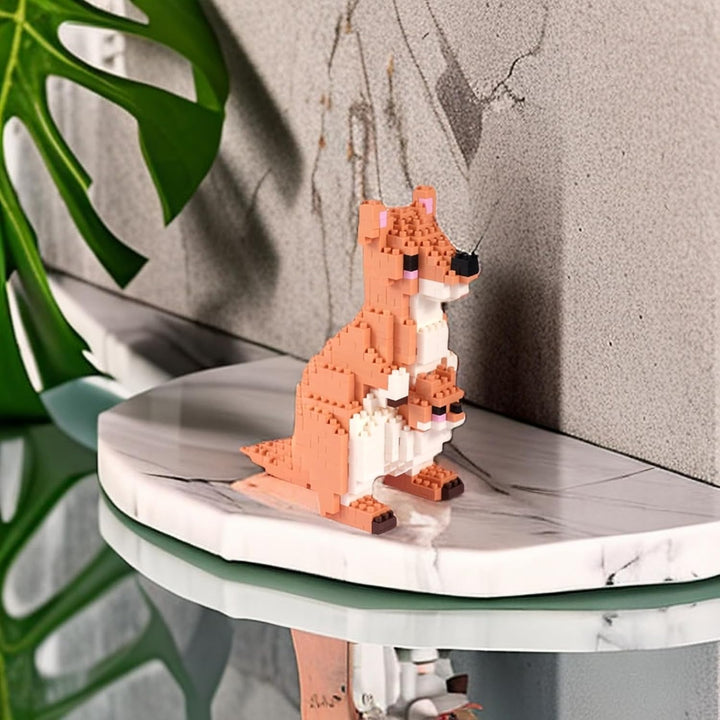 Larcele 899 Stücke Mikro Bausteine Spielzeug Kit, Mini Bricks Bauen Bauklötze Satz KLJM-07 Mehrweg (